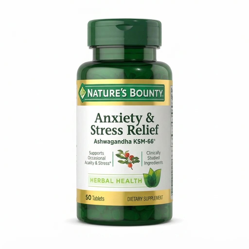 Nature’s Bounty Anxiety & Stress Relief Share – 50 Tablets