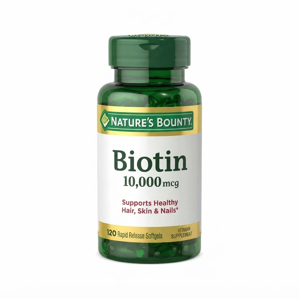 Nature’s Bounty Biotin 10000 mcg – 120 Softgels