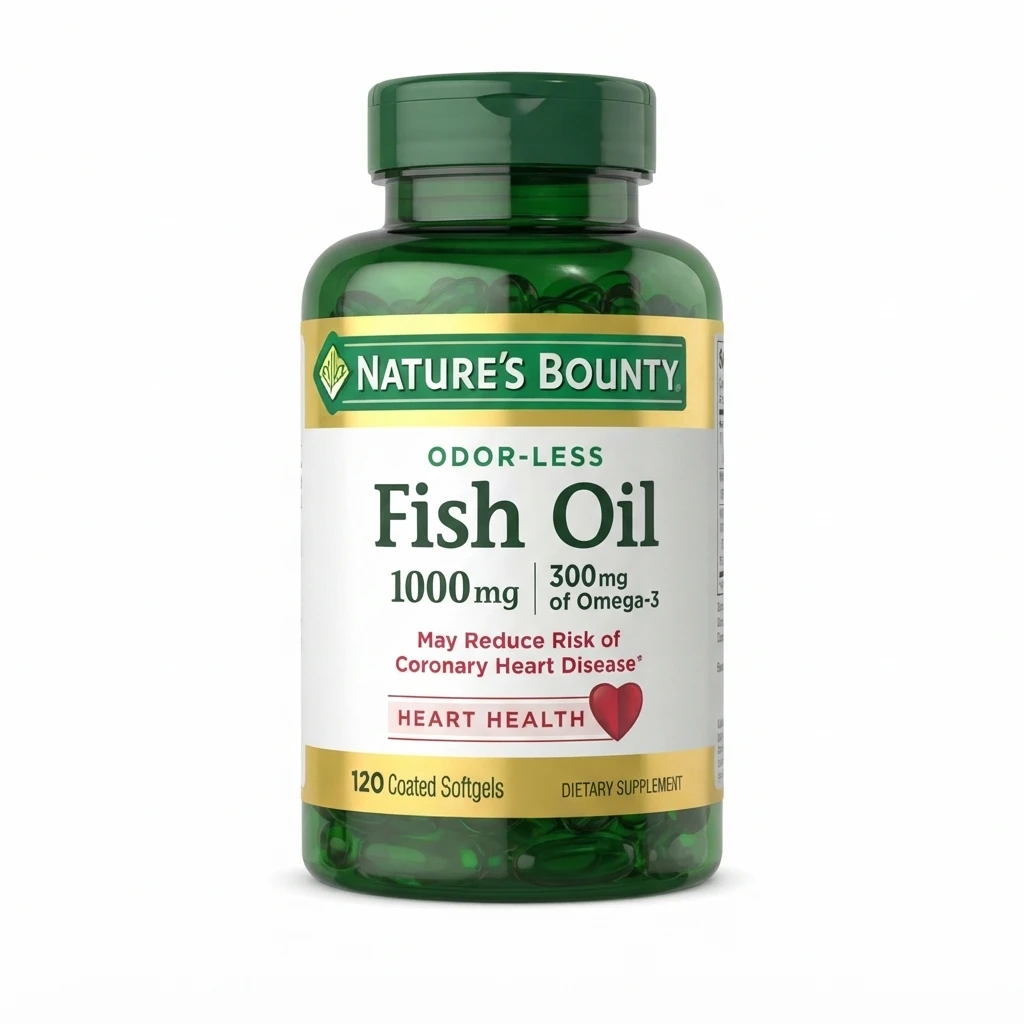 Nature’s Bounty Fish Oil 1000 mg With Omega 3 – 120 Softgels