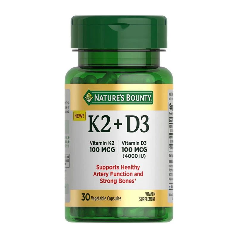 Nature’s Bounty K2 + D3 – 30 Capsules