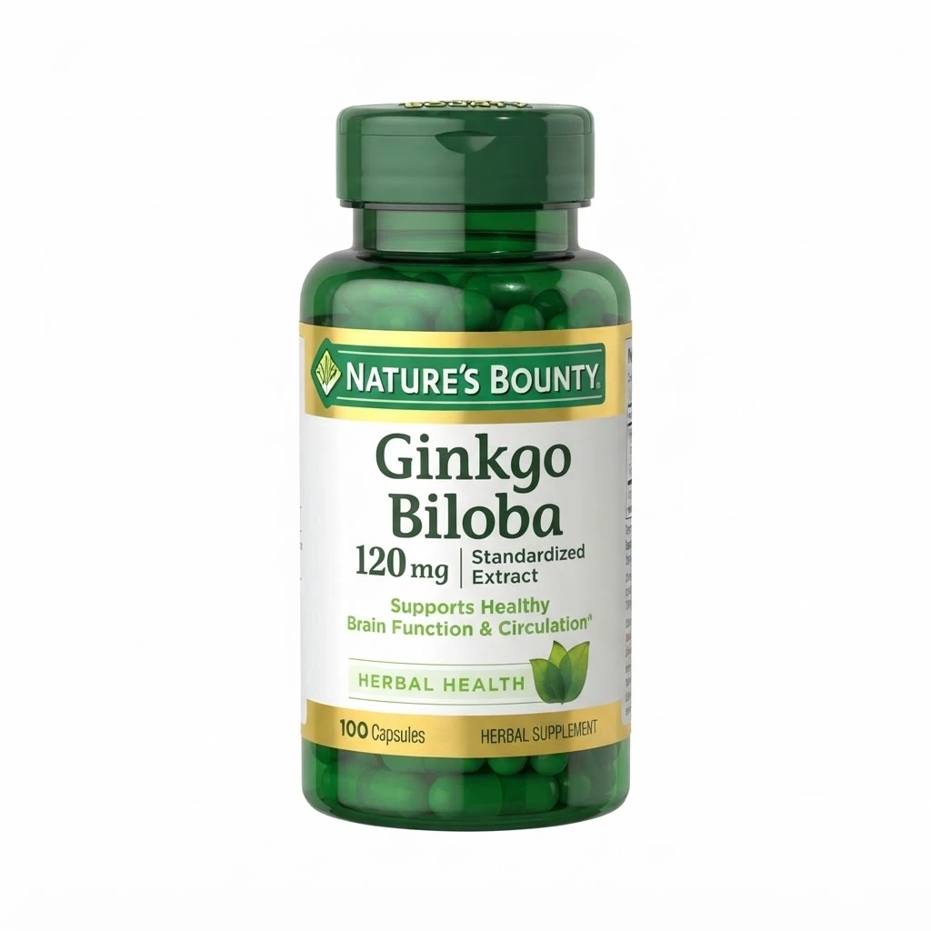 Nature’s Bounty Ginkgo Biloba 120mg -100 Capsules