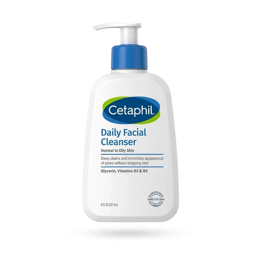 Cetaphil Daily Facial Cleanser Normal To Oily Skin – 237ml