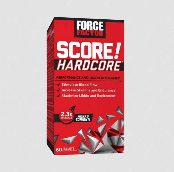 Force Factor Score Hardcore 2.3X Increase Works Tonight 60 Tablets