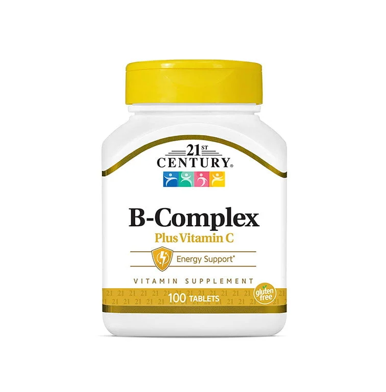 21st Century B-Complex Plus Vitamin C – 100 Tablets