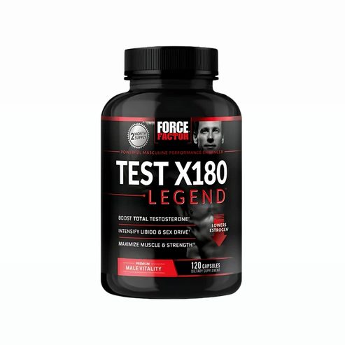 Force Factor Testosterone Test X180 Legend 120 Capsules
