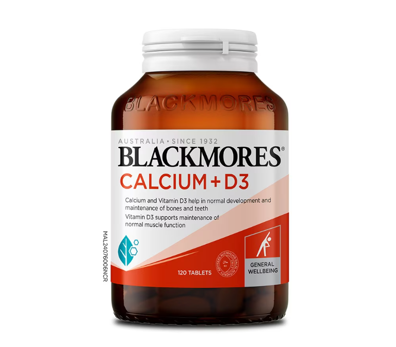 Blackmores Calcium + Vitamin D3 – 120 Tablets