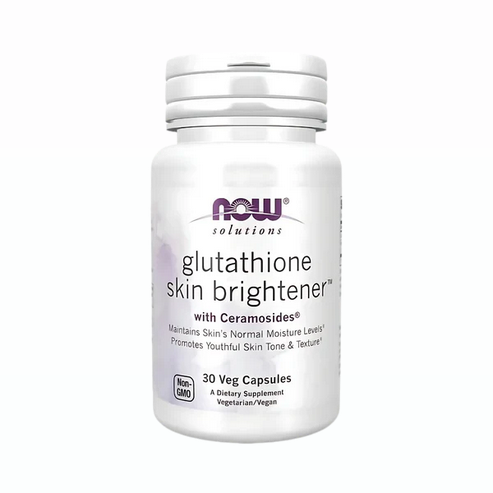 Now Solutions Glutathione Skin Brightener with Ceramosides 30 Veg Caps