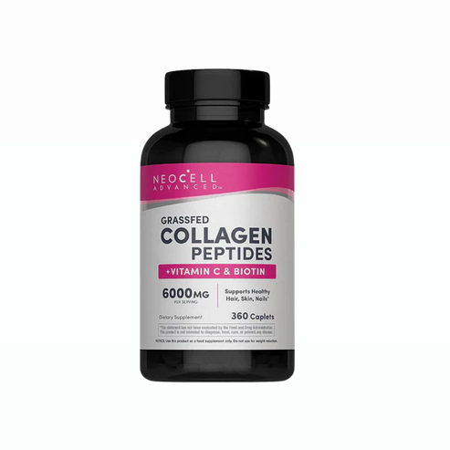 Neocell Grassfed Collagen Peptides + C & Biotin360, Caplets